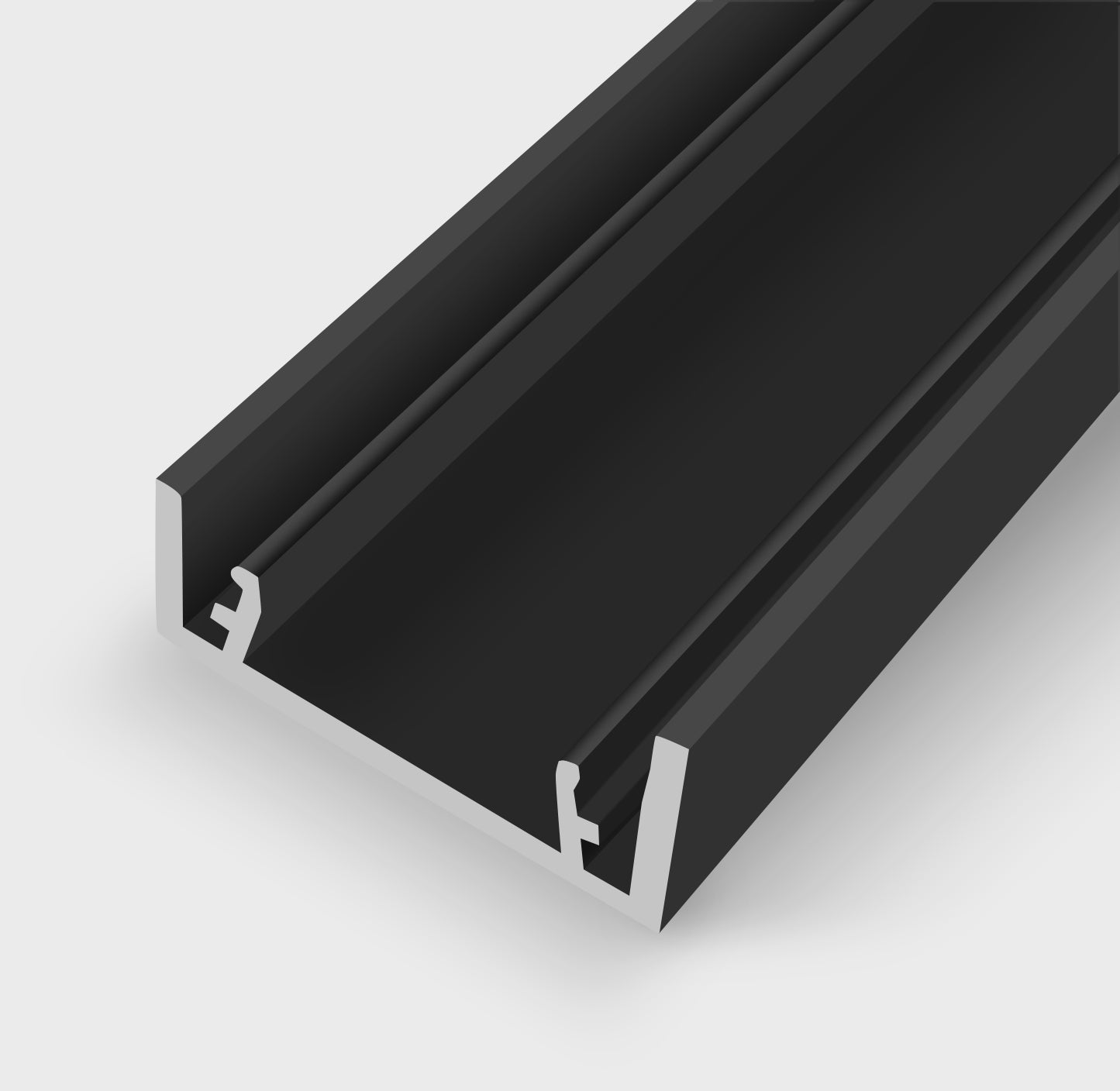 135 Degree Aluminium U Channel with Channel Cover