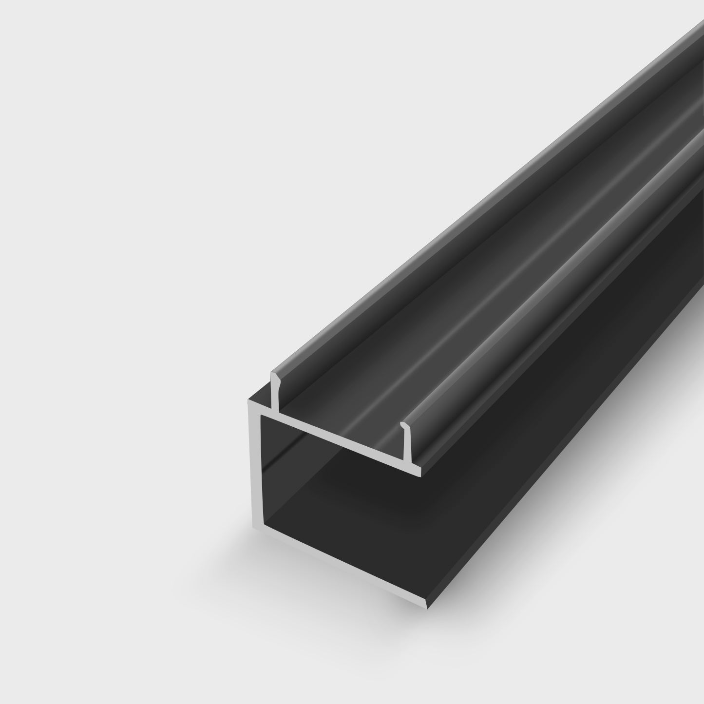 Aluminium Slat U-Channel with Channel Cover – SLAT-CO