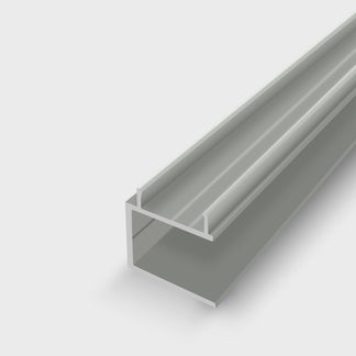 Aluminium Slat U-Channel with Channel Cover – SLAT-CO